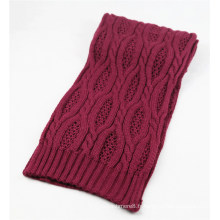 Écharpe tricotée lourde de câble mélangé d&#39;hiver de couleur chaude unisexe (SK166)